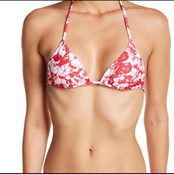 Onia Other - NWT Onia Megan Hibiscus Floral Triangle Bikini Top